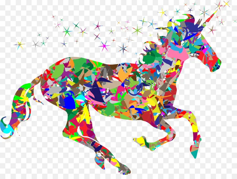 Licorne，Arc En Ciel PNG