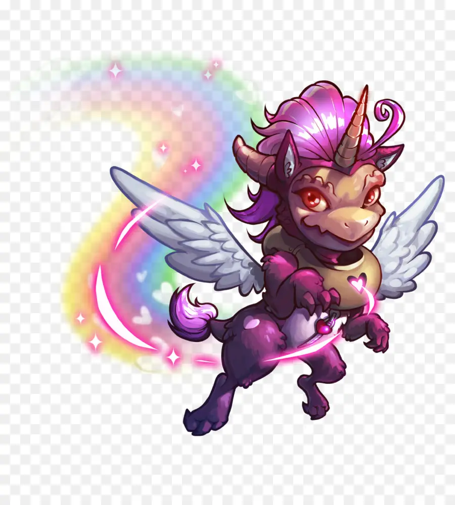 Licorne Violette，Ailes PNG