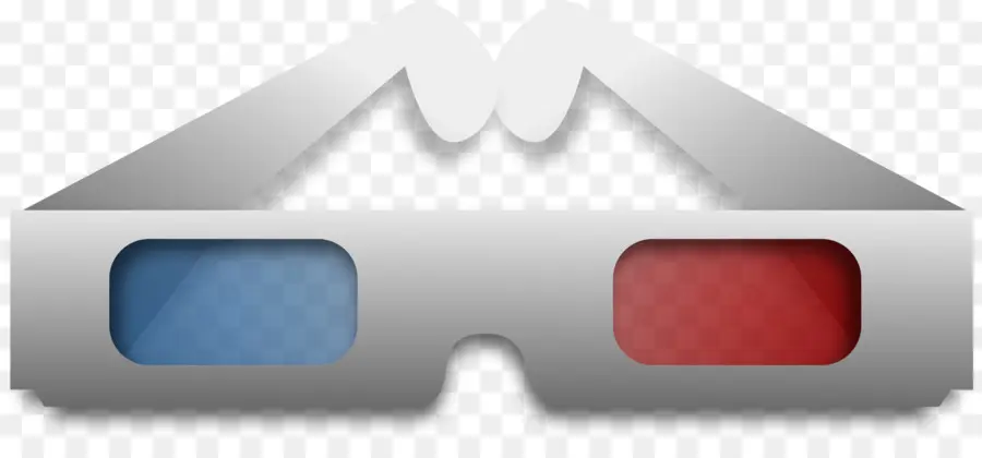 Lunettes 3d，Rouge PNG