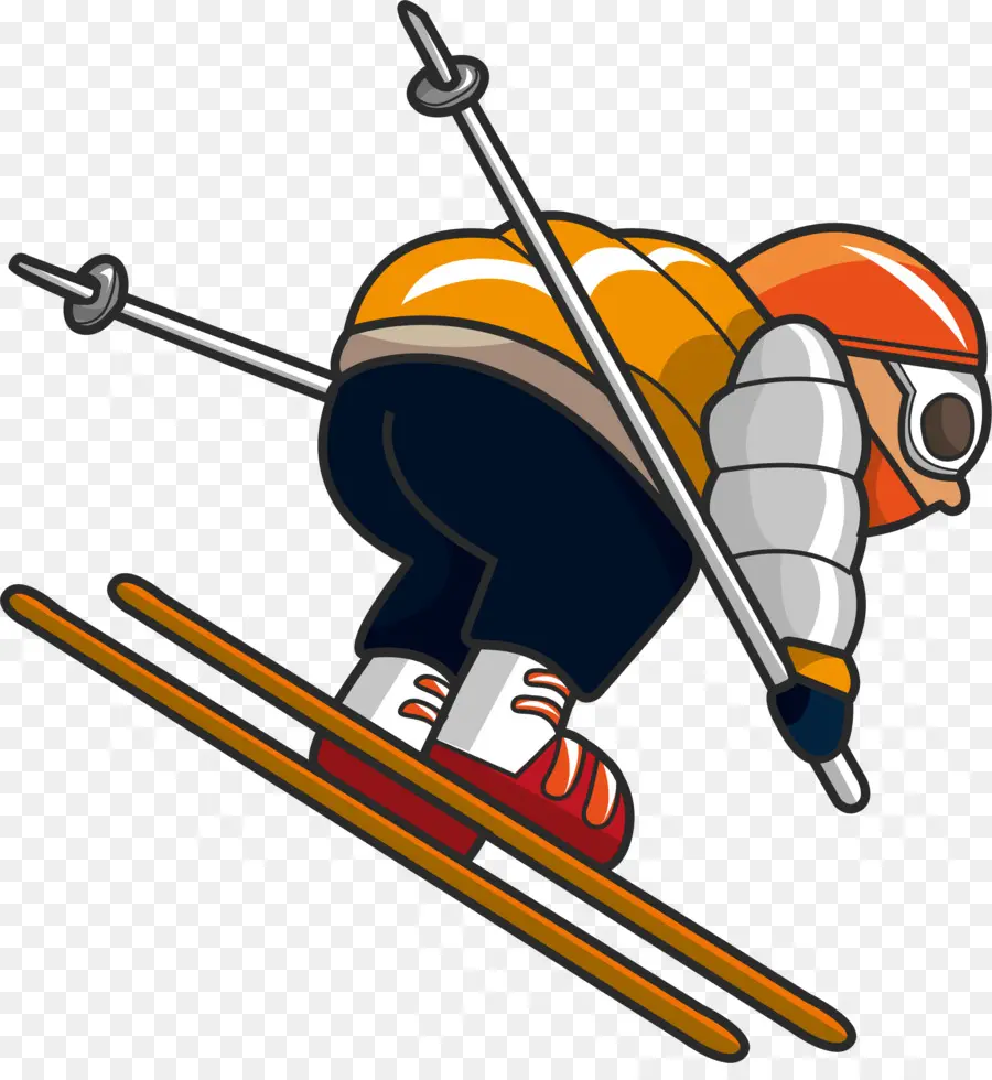 Personne De Ski，Hiver PNG