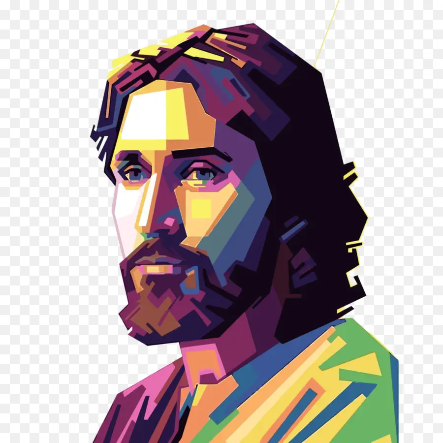 Jésus，Face Sainte De Jésus PNG