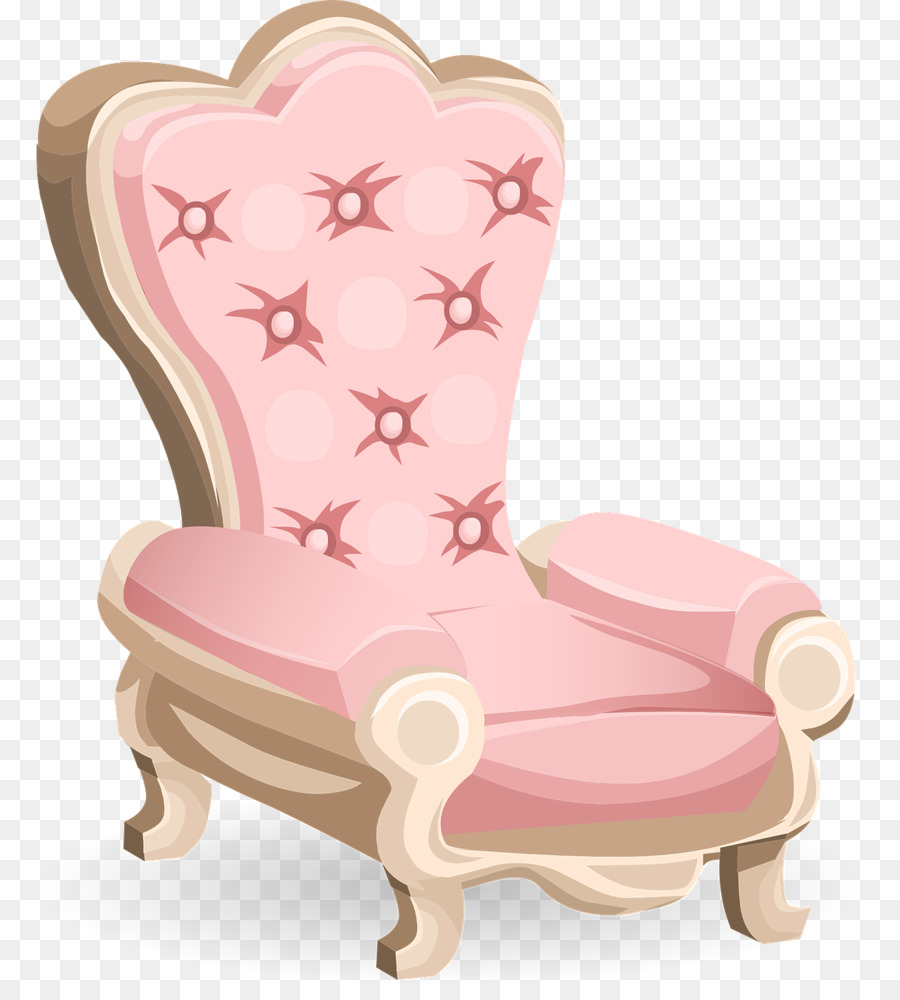 Fauteuil Rose，Chaise PNG