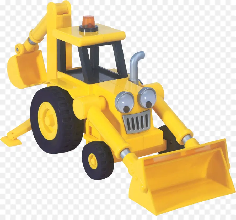 Bulldozer Jouet，Jaune PNG