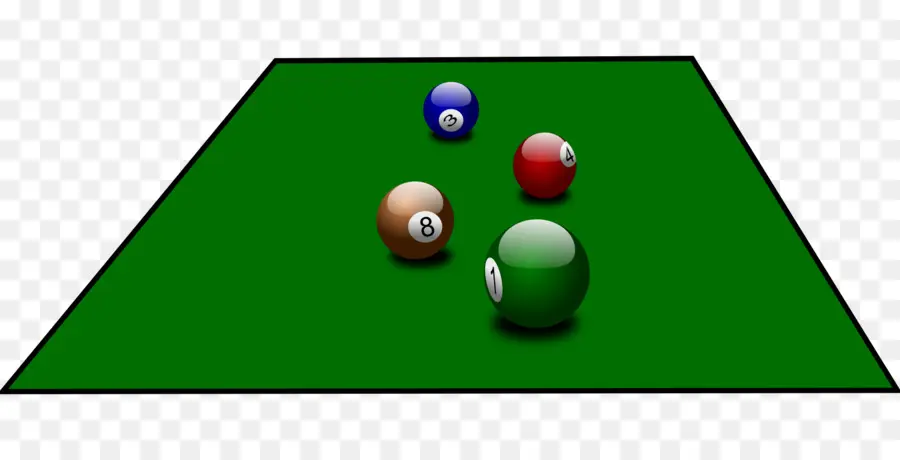 Boules De Billard，Table De Billard PNG