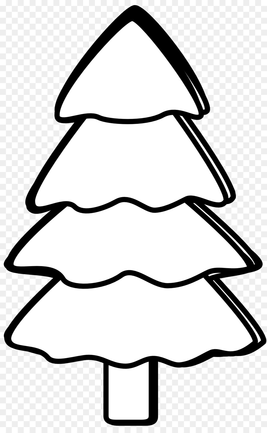 Arbre De Noël，Contour PNG