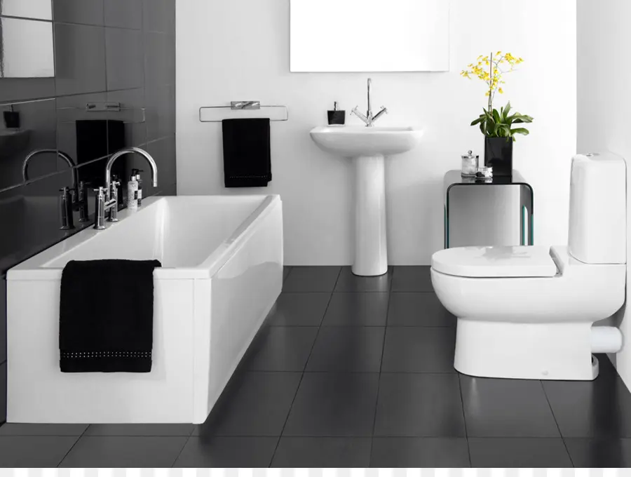 Salle De Bain Moderne，Toilettes PNG