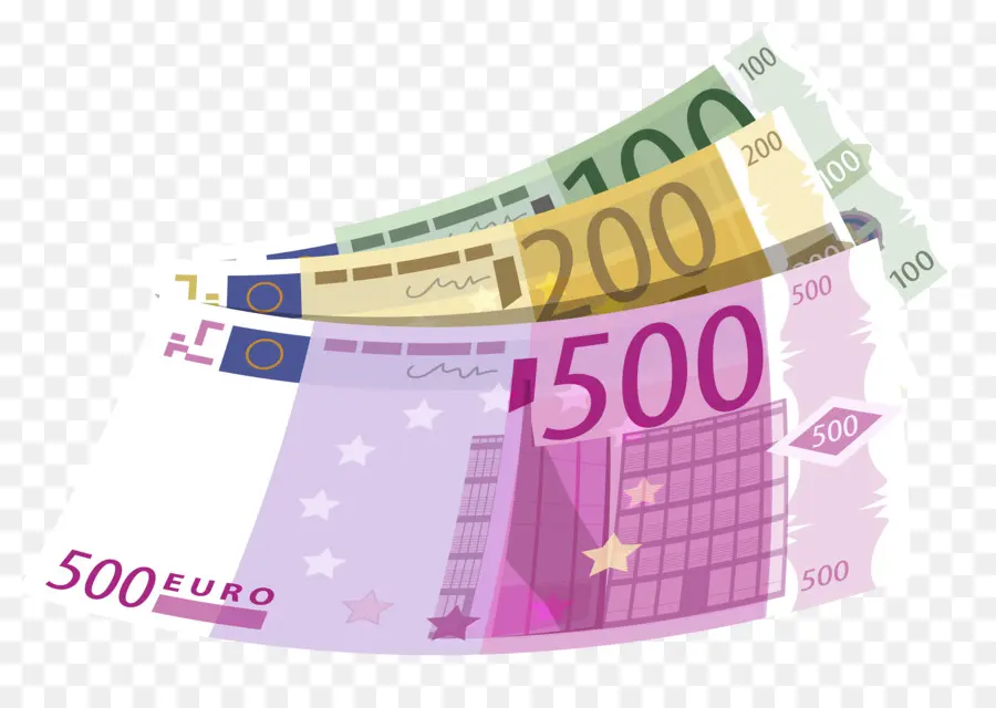 Billet De Banque，Billets D'euro PNG