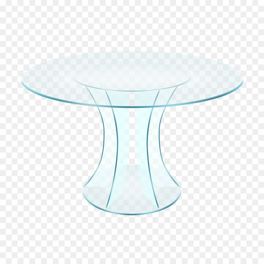 Table En Verre，Rond PNG