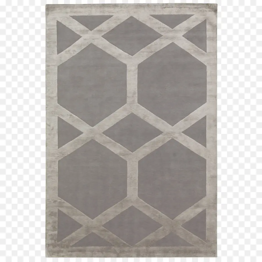 Tapis Géométrique Gris，Modèle PNG