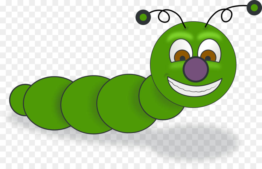 Chenille Verte，Insecte PNG