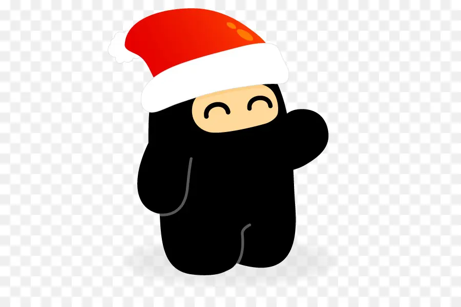 Ninja，Chapeau De Père Noël PNG