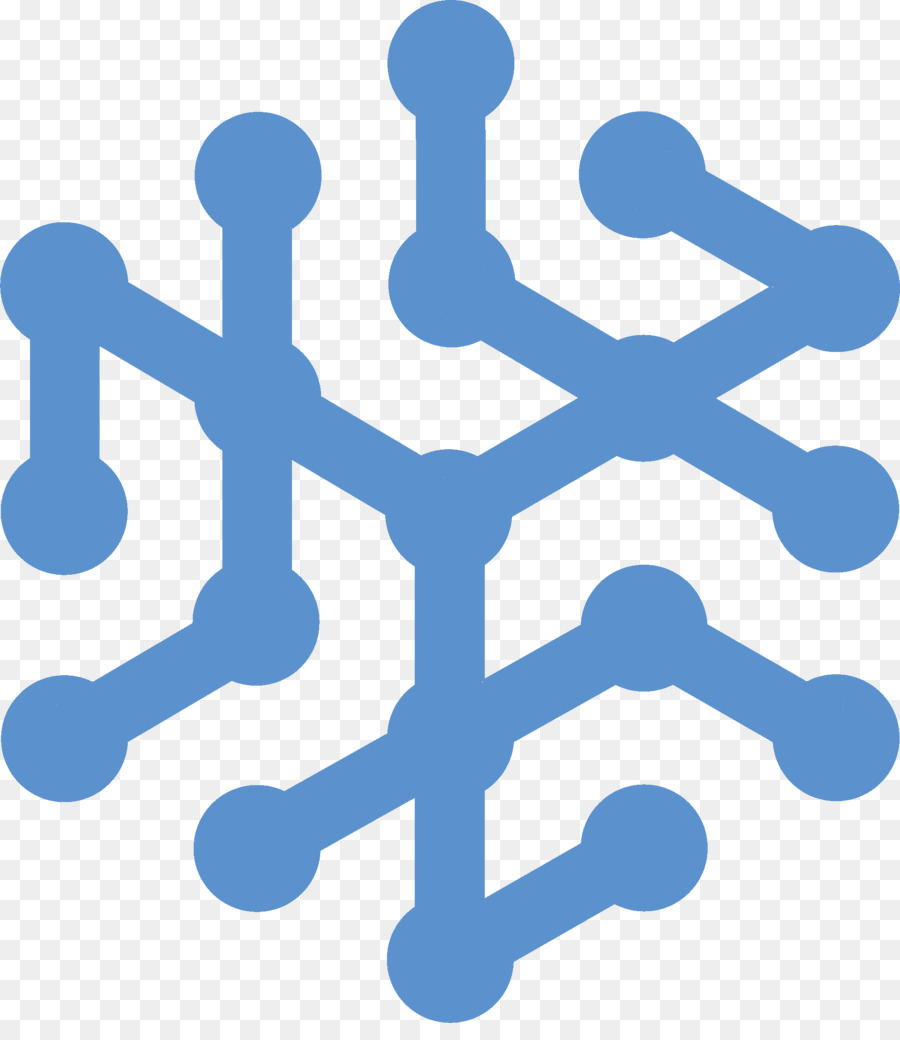 Flocon De Neige Bleu，Hiver PNG