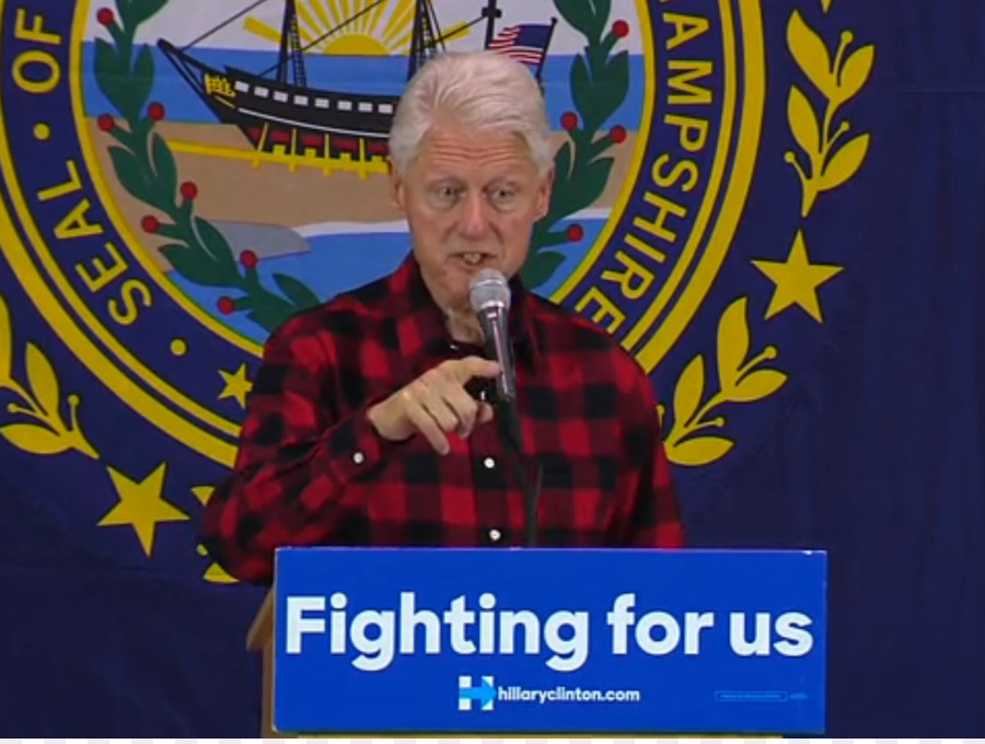 Bill Clinton，Le New Hampshire PNG