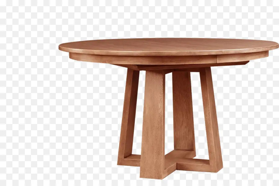 Table En Bois，Rond PNG