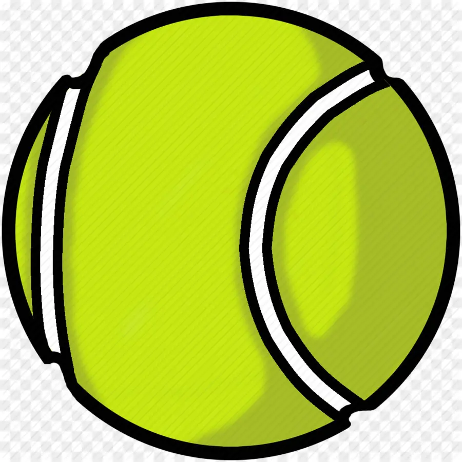 Balle De Tennis，Jaune PNG