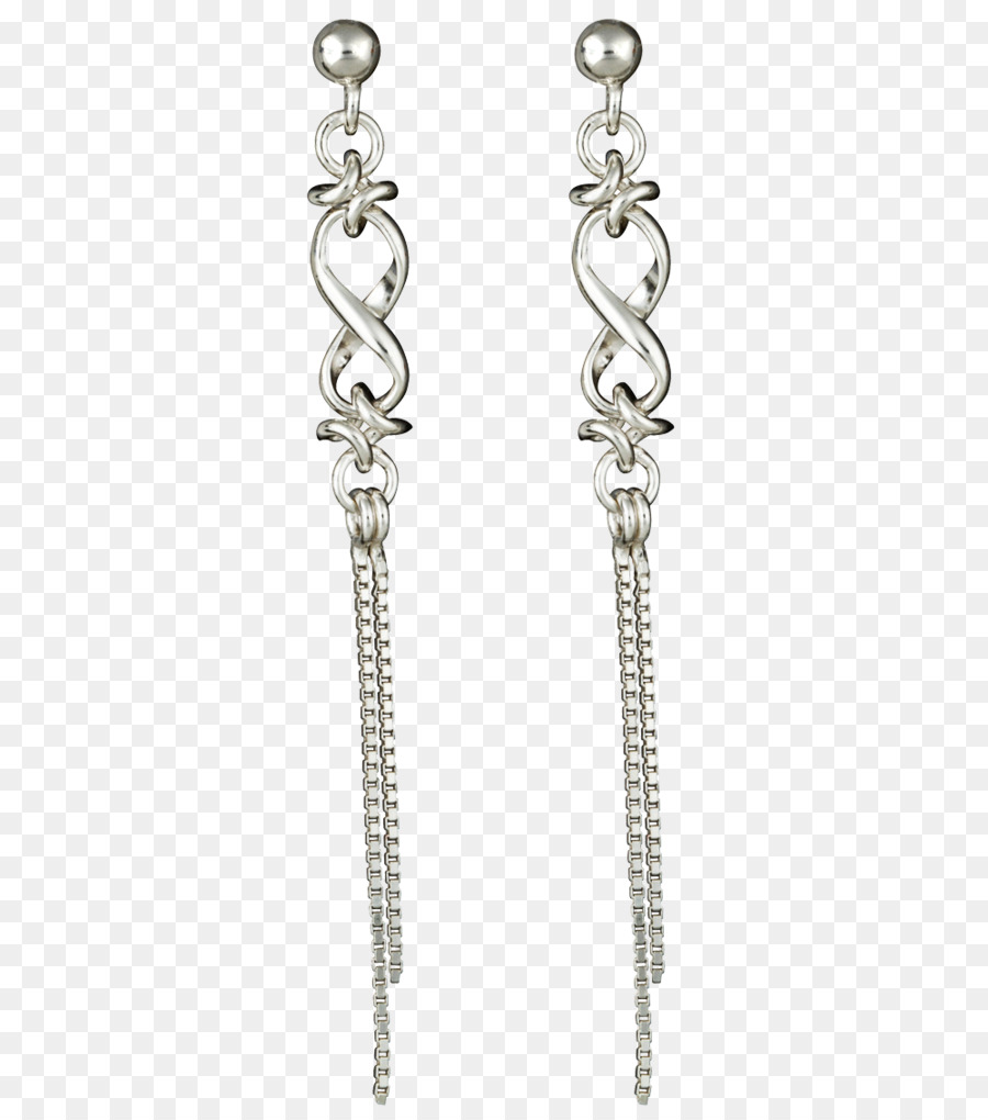 Boucles D'oreilles En Argent，Balançant PNG