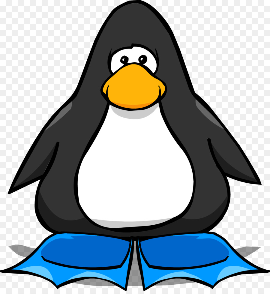 Pingouin En Robe Bleue，Robe PNG