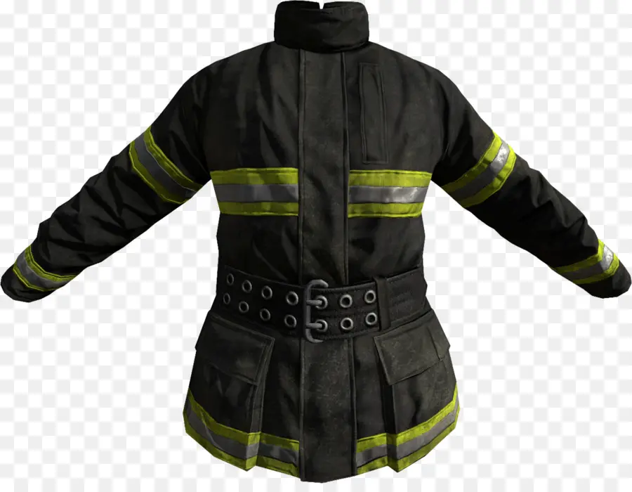 Veste De Pompier Noire，Pompier PNG