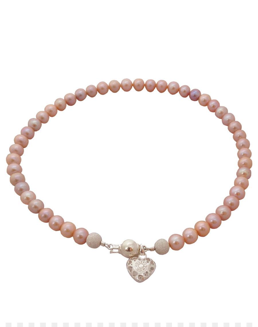 Bracelet De Perles，Charme Coeur PNG