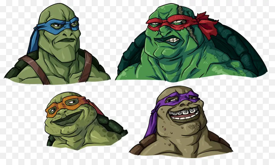 Tortues Ninja Adolescentes Mutantes，Dessin Animé PNG