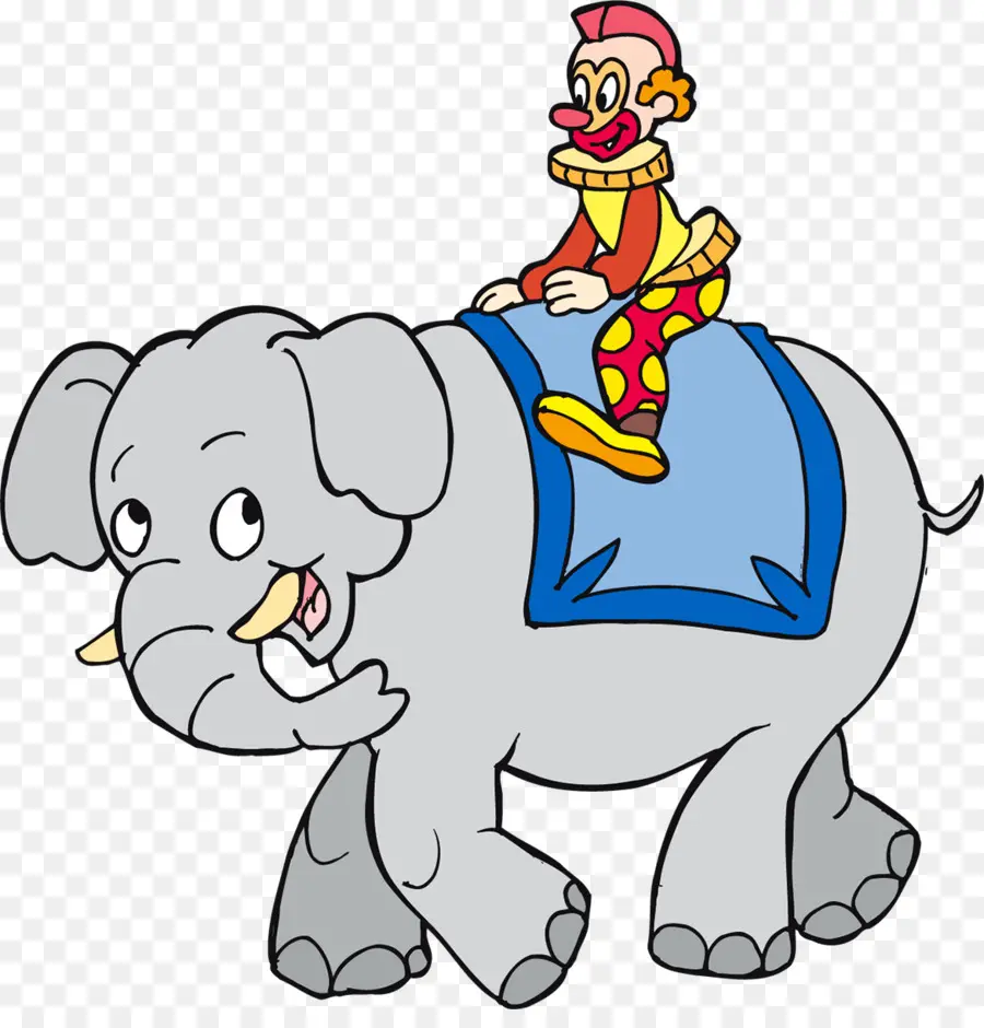 Éléphant Et Clown，Éléphant PNG