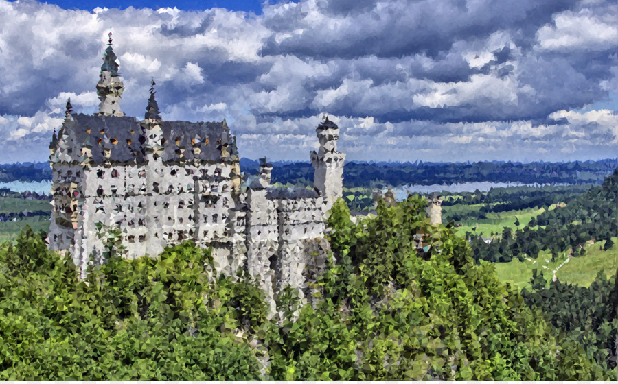 Château De Hohenschwangau，Château De Neuschwanstein PNG