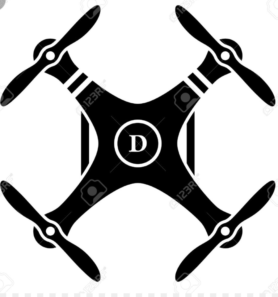 Icône De Drone，Noir PNG