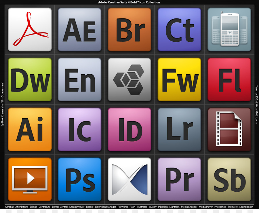 Adobe Systems，Adobe Creative Suite PNG