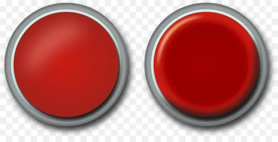 Boutons Rouges，Rond PNG