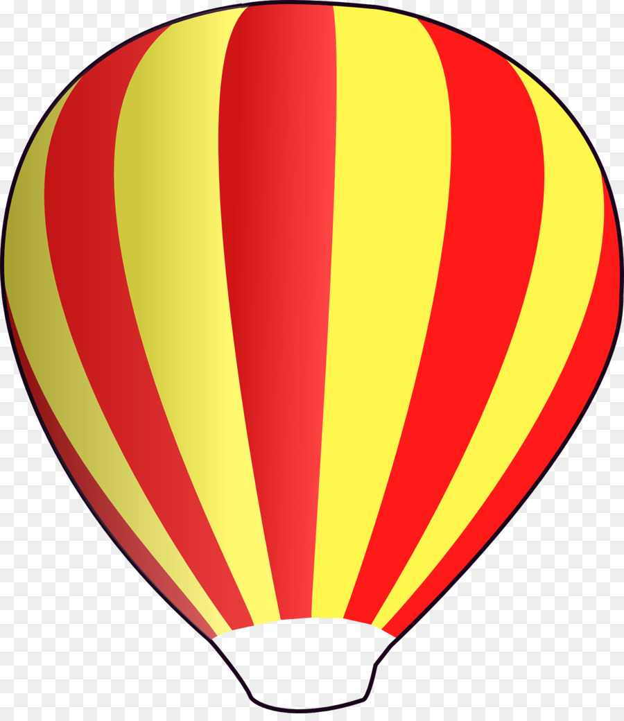 Montgolfière Rouge，Ciel PNG