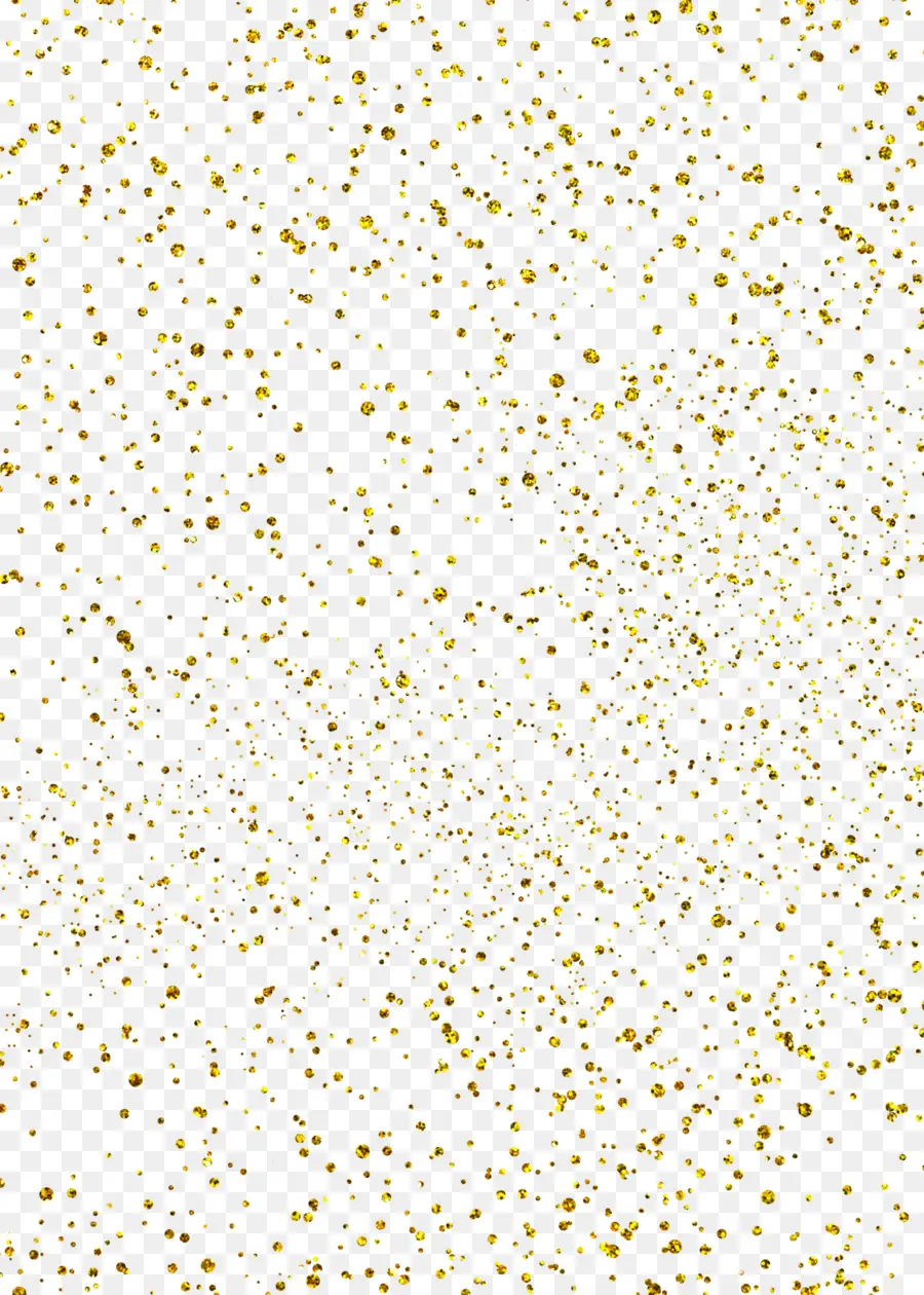 Confettis，Or PNG