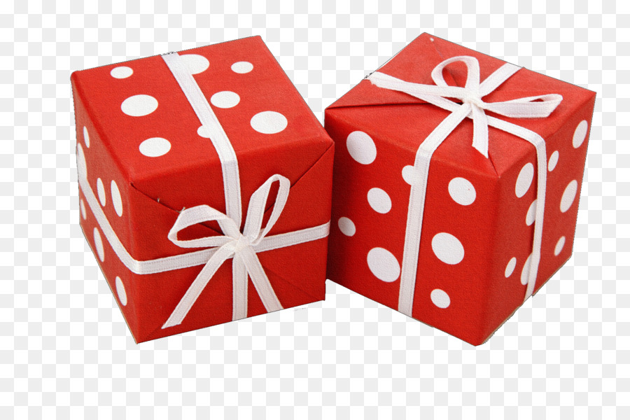 Coffrets Cadeaux Rouges，Pois PNG