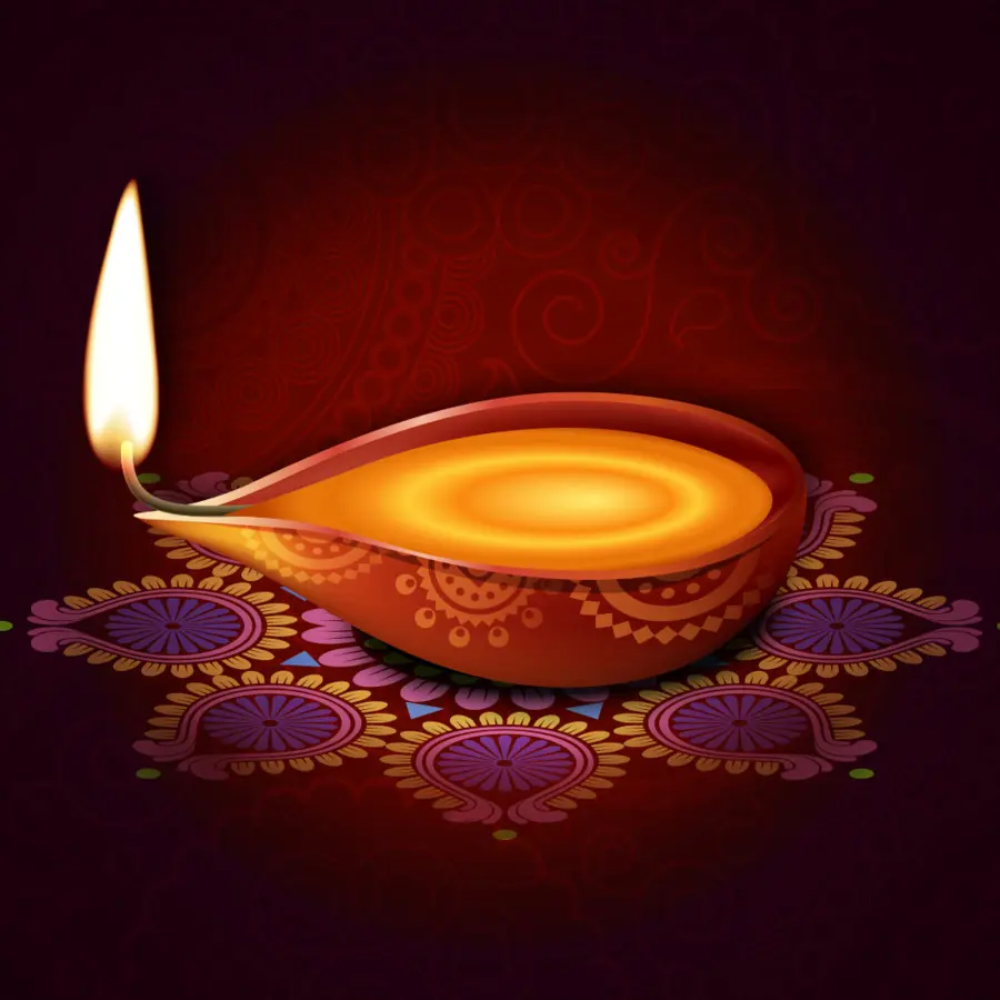 Lit Diya，Lampe PNG