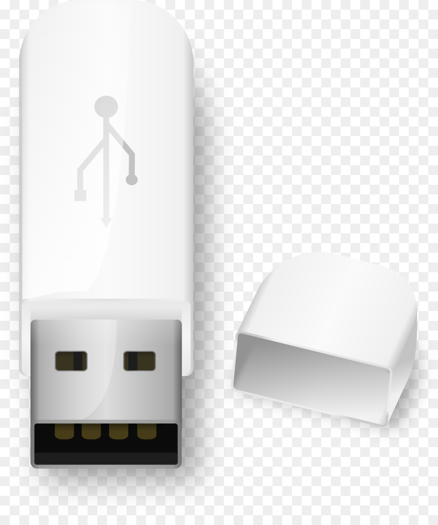 Clé Usb Blanche，Stockage PNG