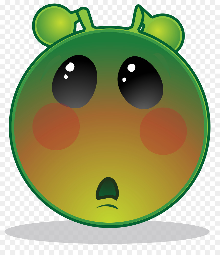 Emoji Surpris，Dessin Animé PNG