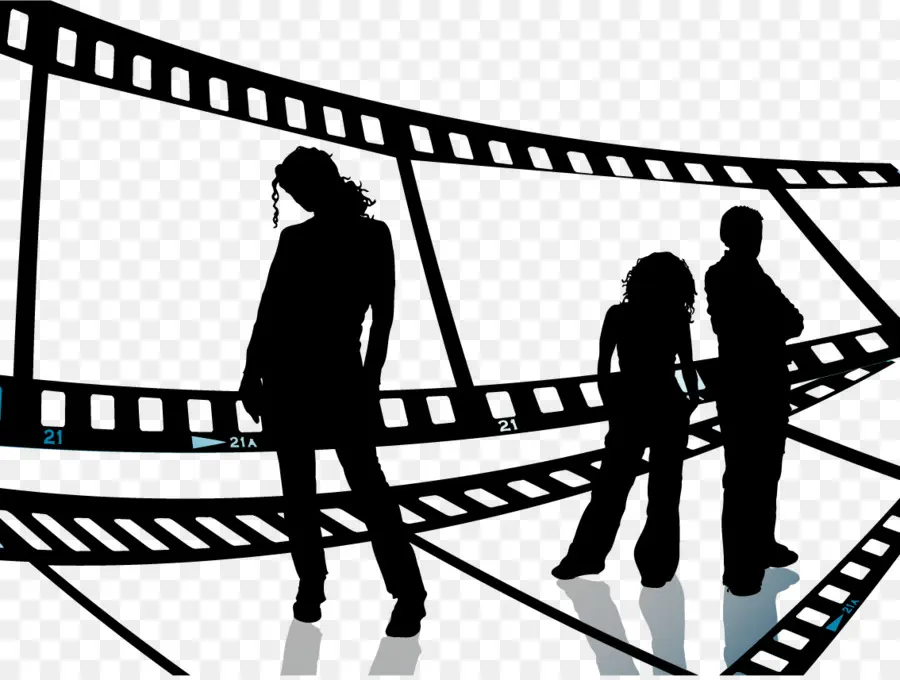 Silhouettes De Films，Personnes PNG