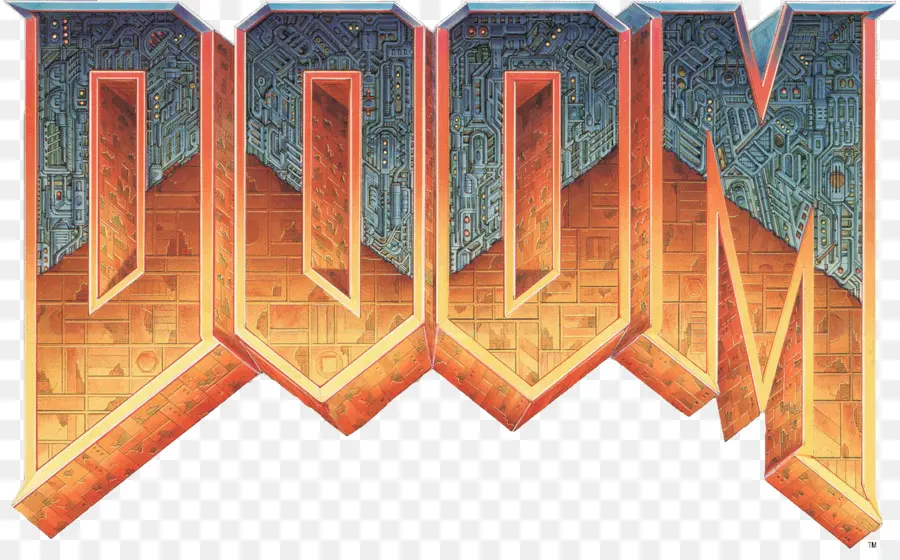 Logo Doom，Jeu Vidéo PNG