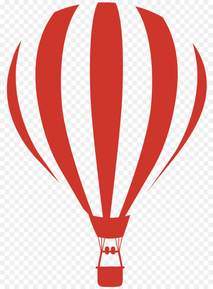 Montgolfière，Rouge PNG