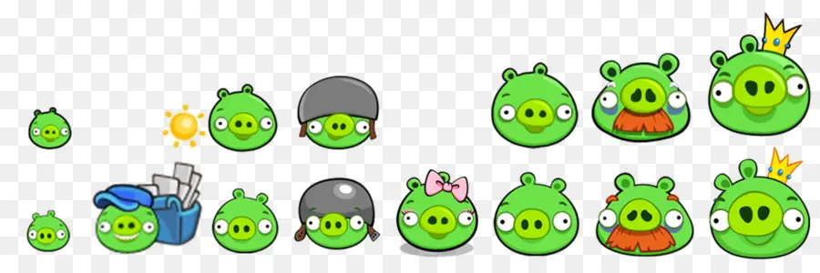 Cochons Verts，Angry Birds PNG