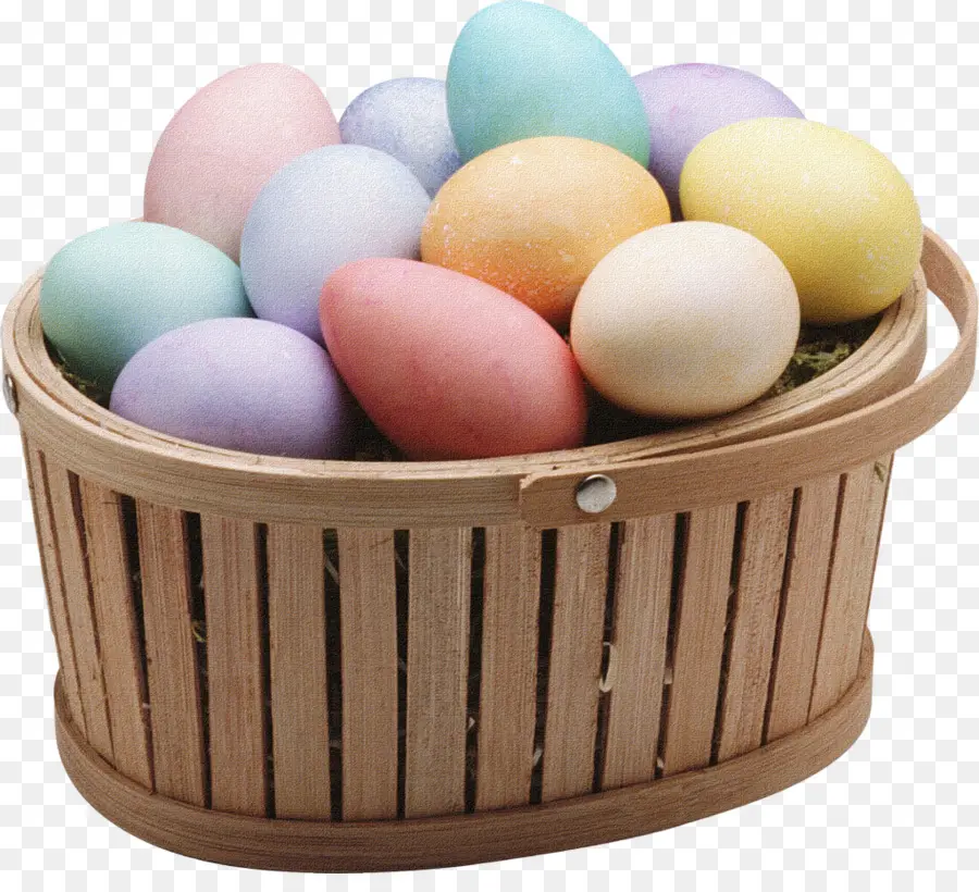 Oeufs De Pâques，Panier PNG