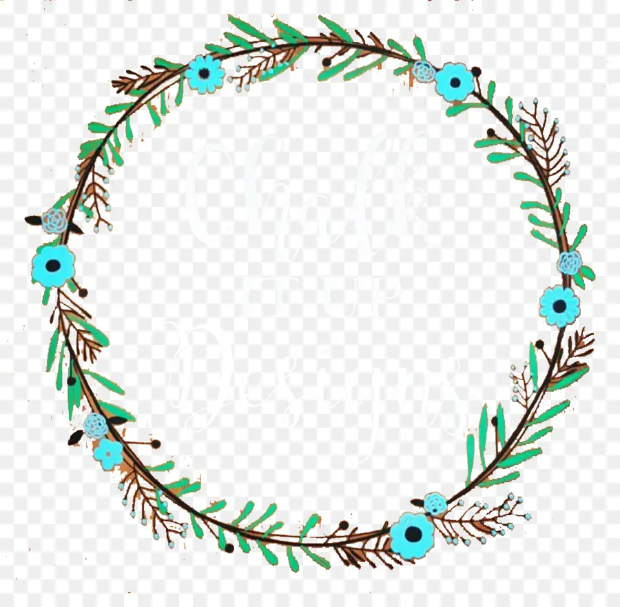 Couronne Florale，Cercle PNG