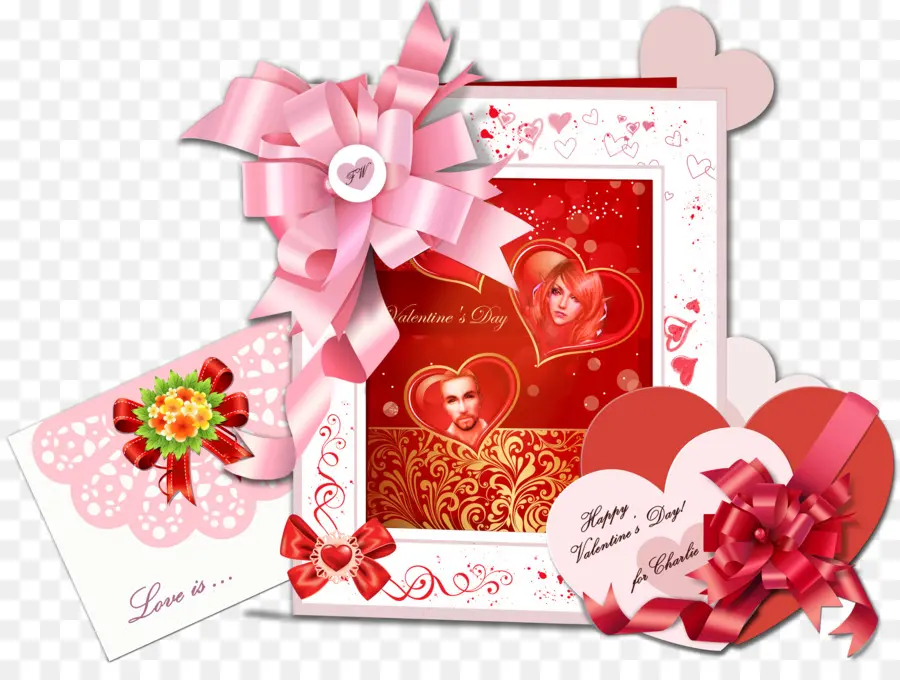 Cadeaux Pour La Saint Valentin，Cartes PNG