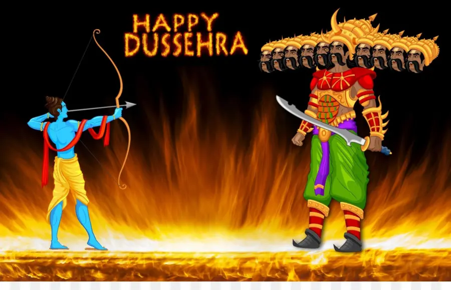 Célébration De Dussehra，Rama PNG