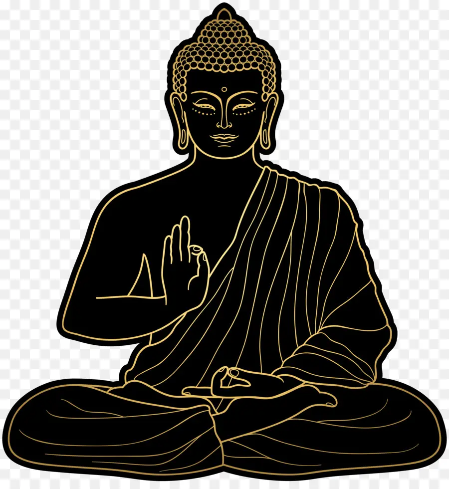 Bouddha D Or，Le Bouddhisme PNG