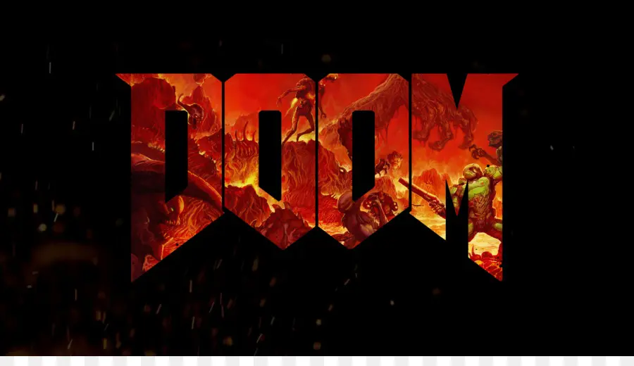 Logo Doom，Jeu Vidéo PNG