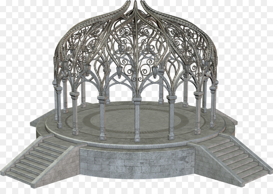 Gazebo Orné，Architecture PNG