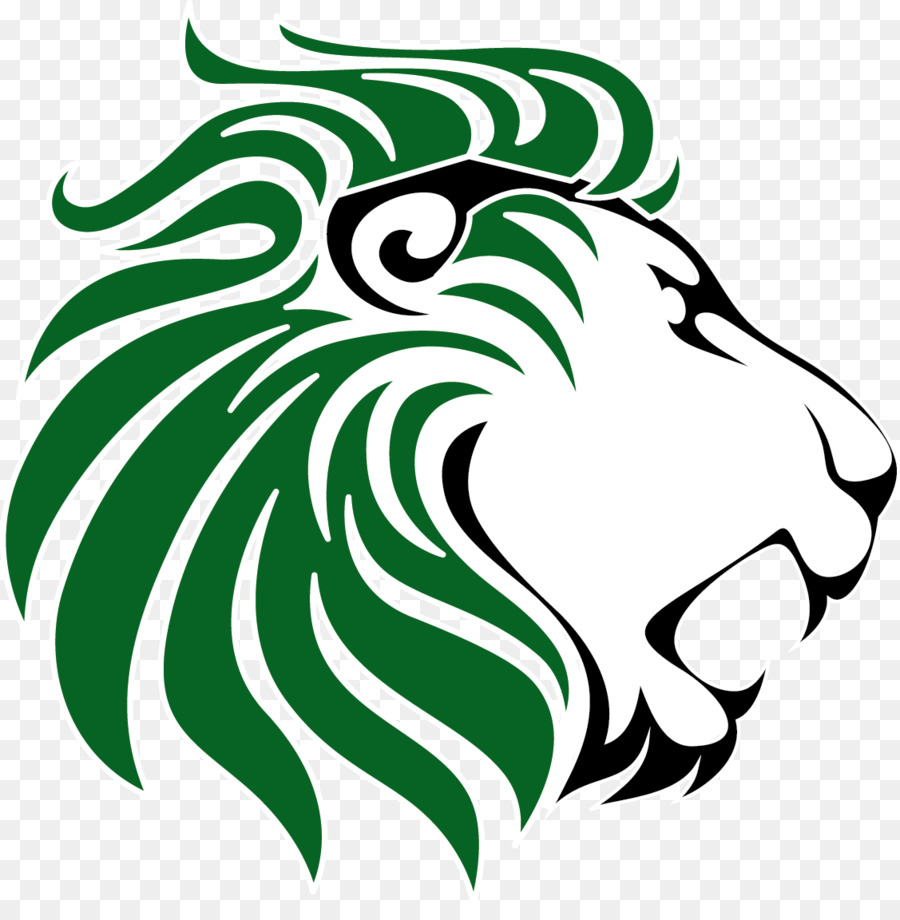 Lion，Vert PNG