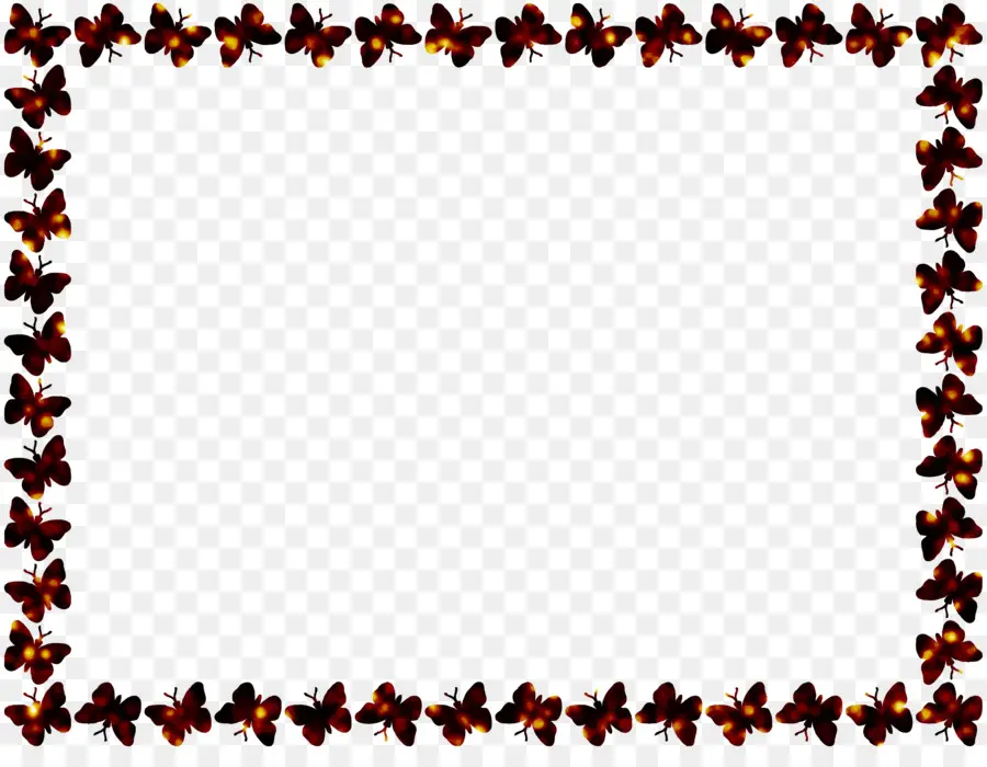 Bordure Papillon，Cadre PNG