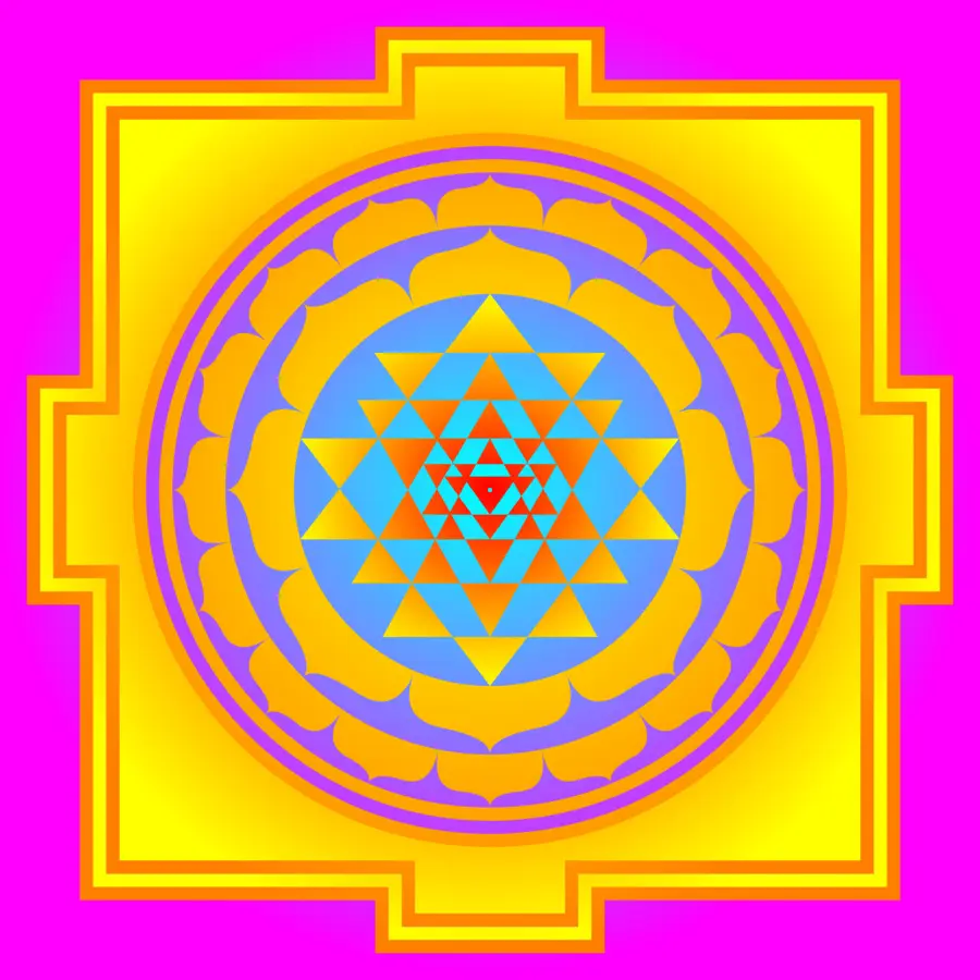 L Iconographie Hindoue，Yantra PNG