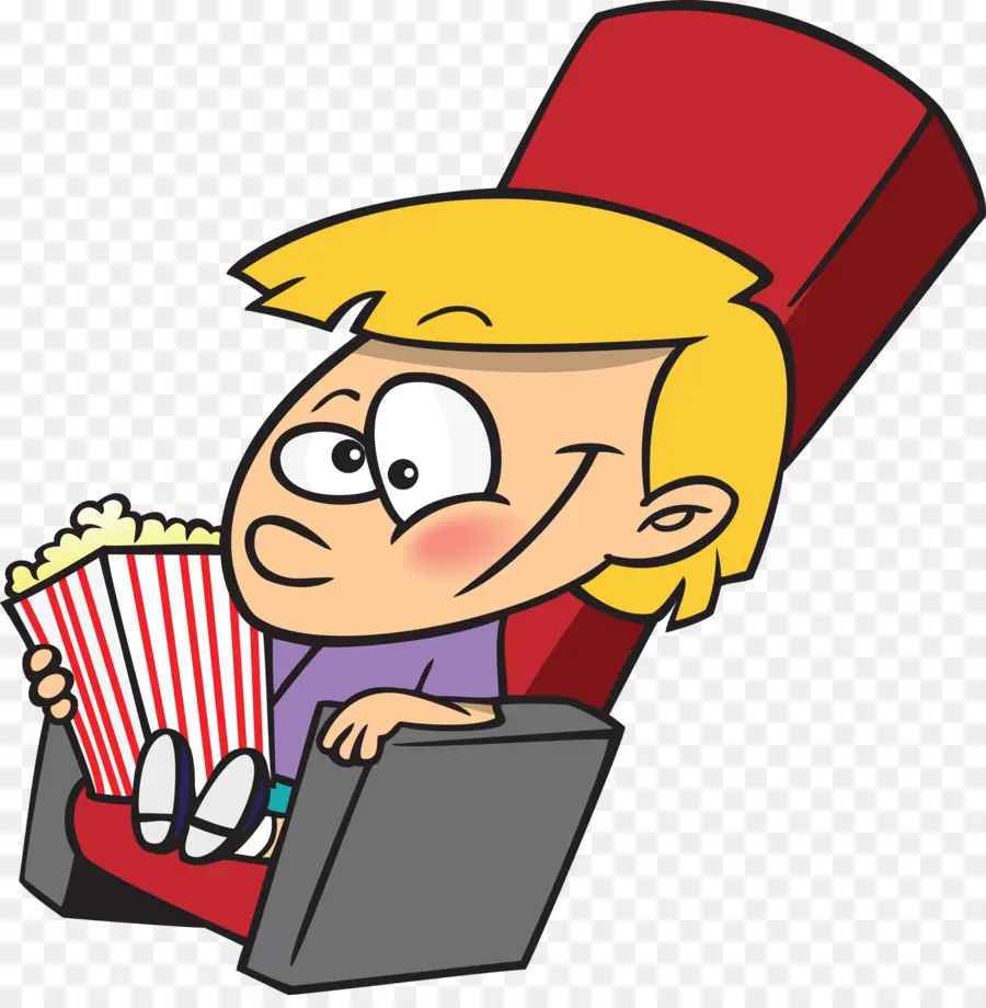 Garçon De Dessin Animé，Popcorn PNG